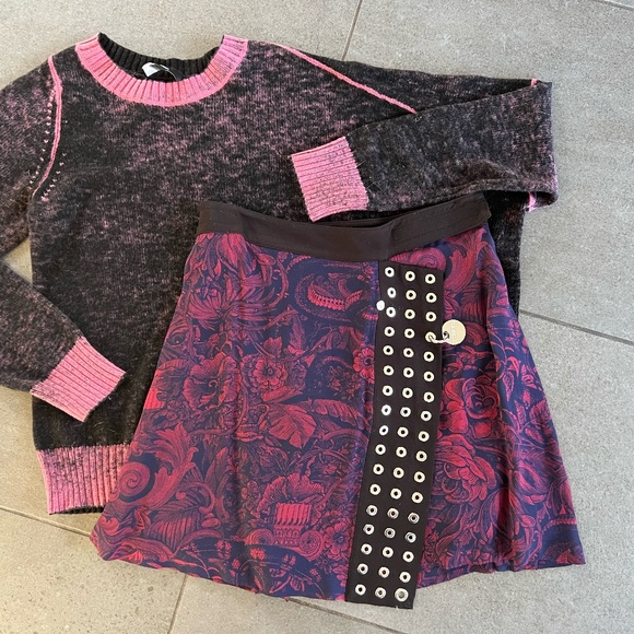 DIESEL SKIRT WITH A DRESS AND DECORATIVE ELEMENTS - Picture 5 of 8